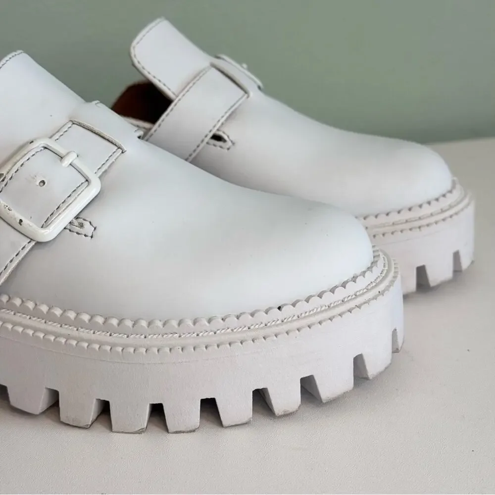 Dolce Vita DV By Kids Kobra‎ Size 13 Light Gray Chunky Lug Sole Mule Slip-On